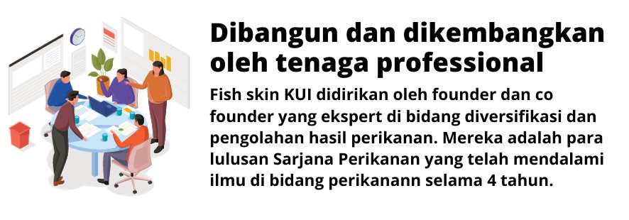 keripik kulit ikan KUI kuiindofishskin.com - Tenaga Profesional
